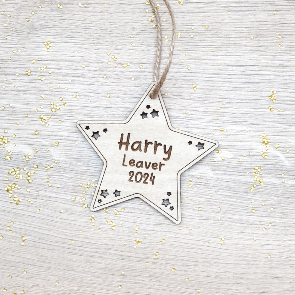 School Leavers Personalised Star